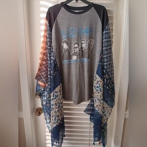 U2 Graphic Raglan TShirt - Poncho